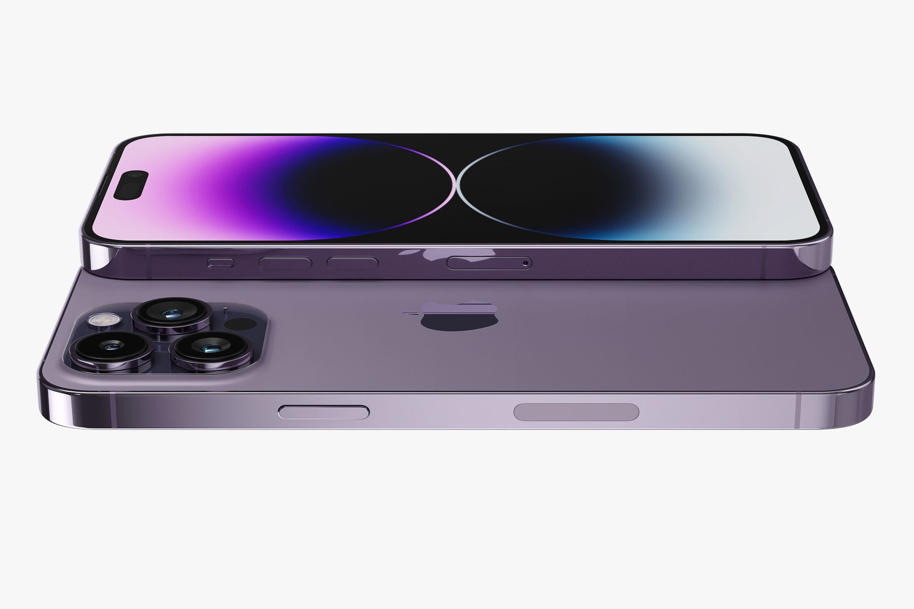 Apple iPhone 14 and 14 Plus and 14 Pro and 14 Pro MAX all colors 3D model_39