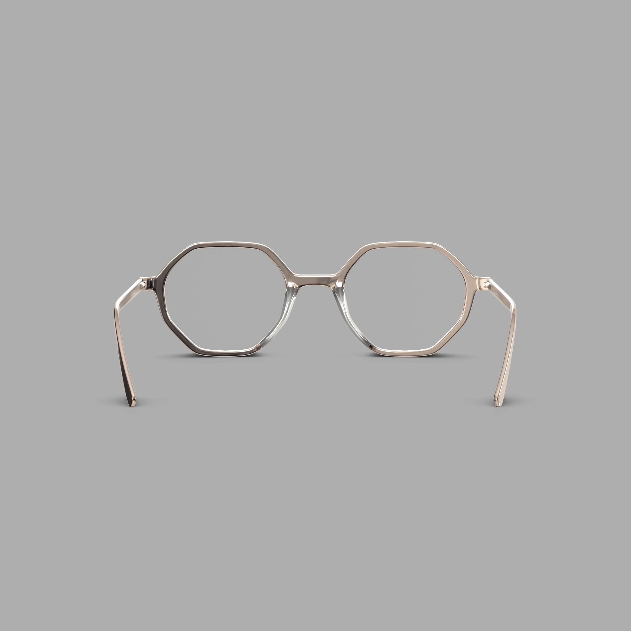 Bottega Veneta BV1024O 004 Glasses  Low-poly 3D model_1