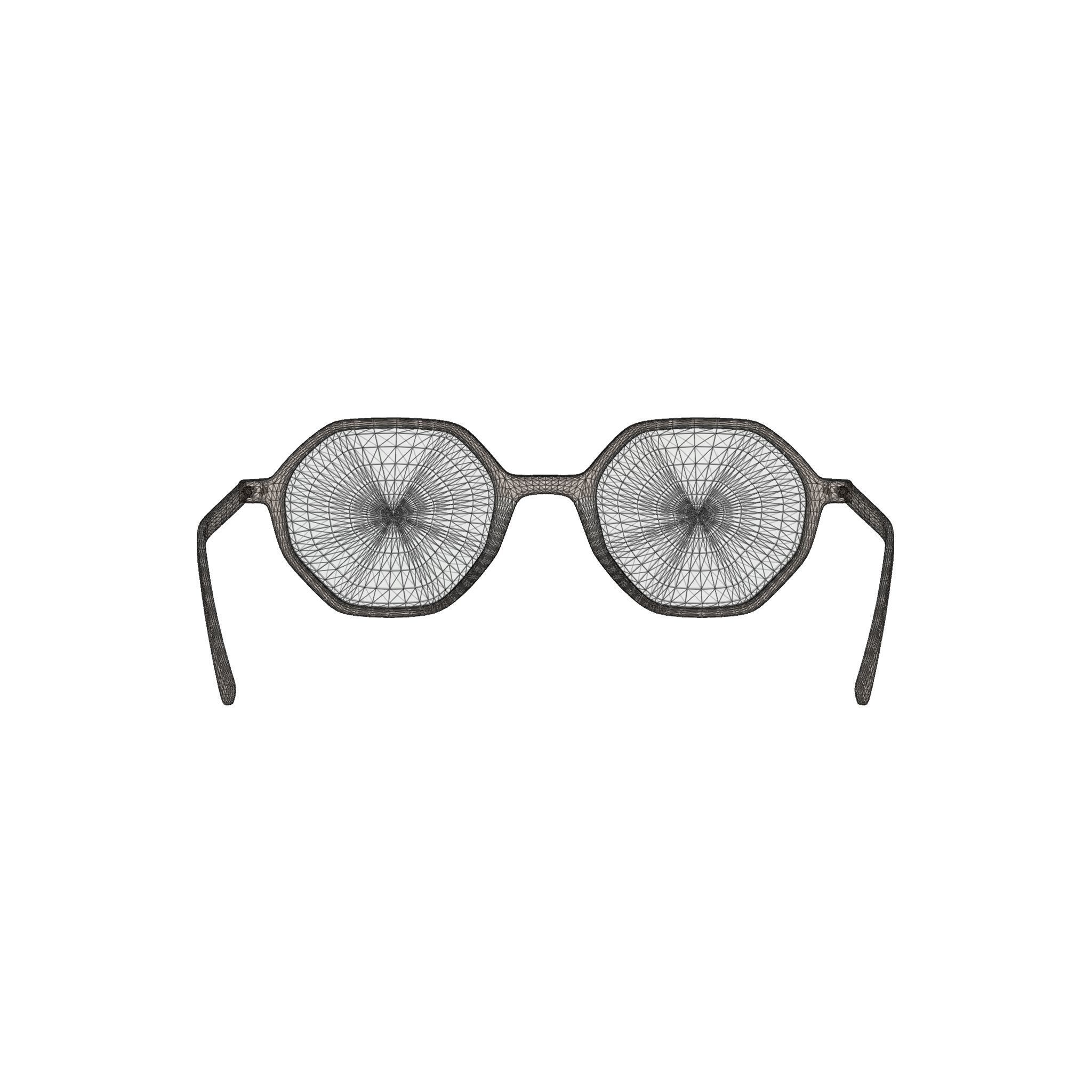 Bottega Veneta BV1024O 004 Glasses  Low-poly 3D model_5