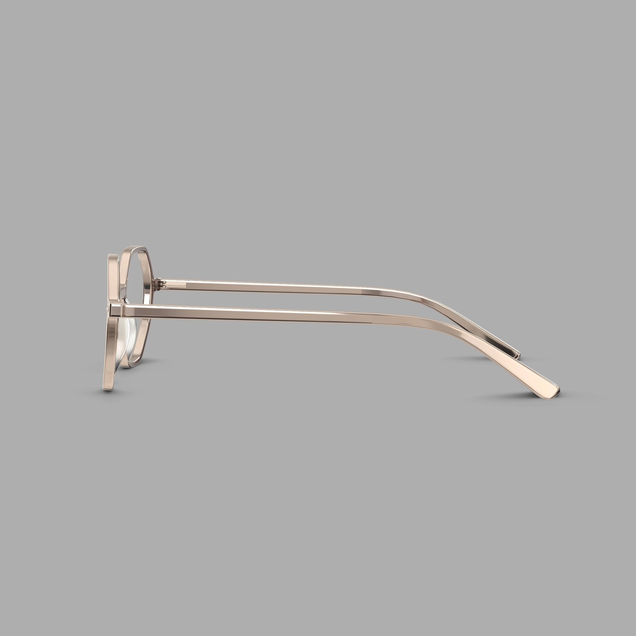 Bottega Veneta BV1024O 004 Glasses  Low-poly 3D model_3