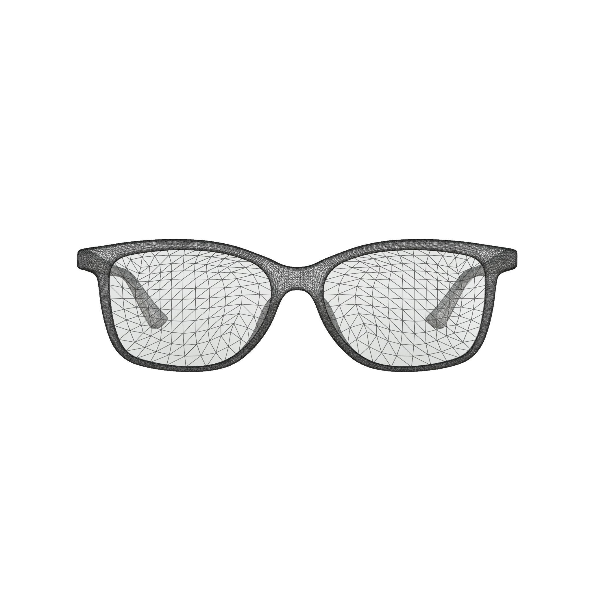 Bottega Veneta BV1028OA Glasses Low-poly 3D model_7