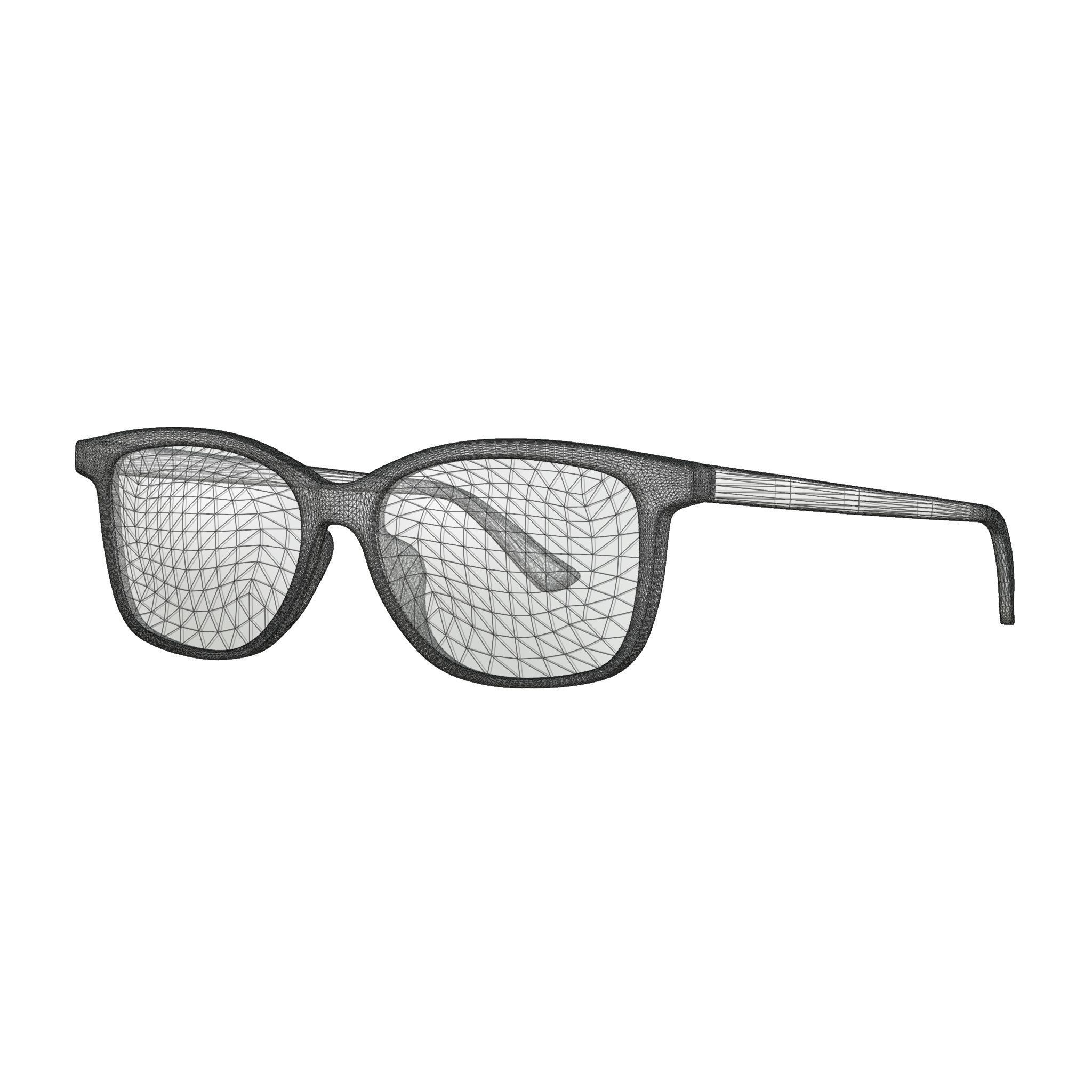 Bottega Veneta BV1028OA Glasses Low-poly 3D model_5