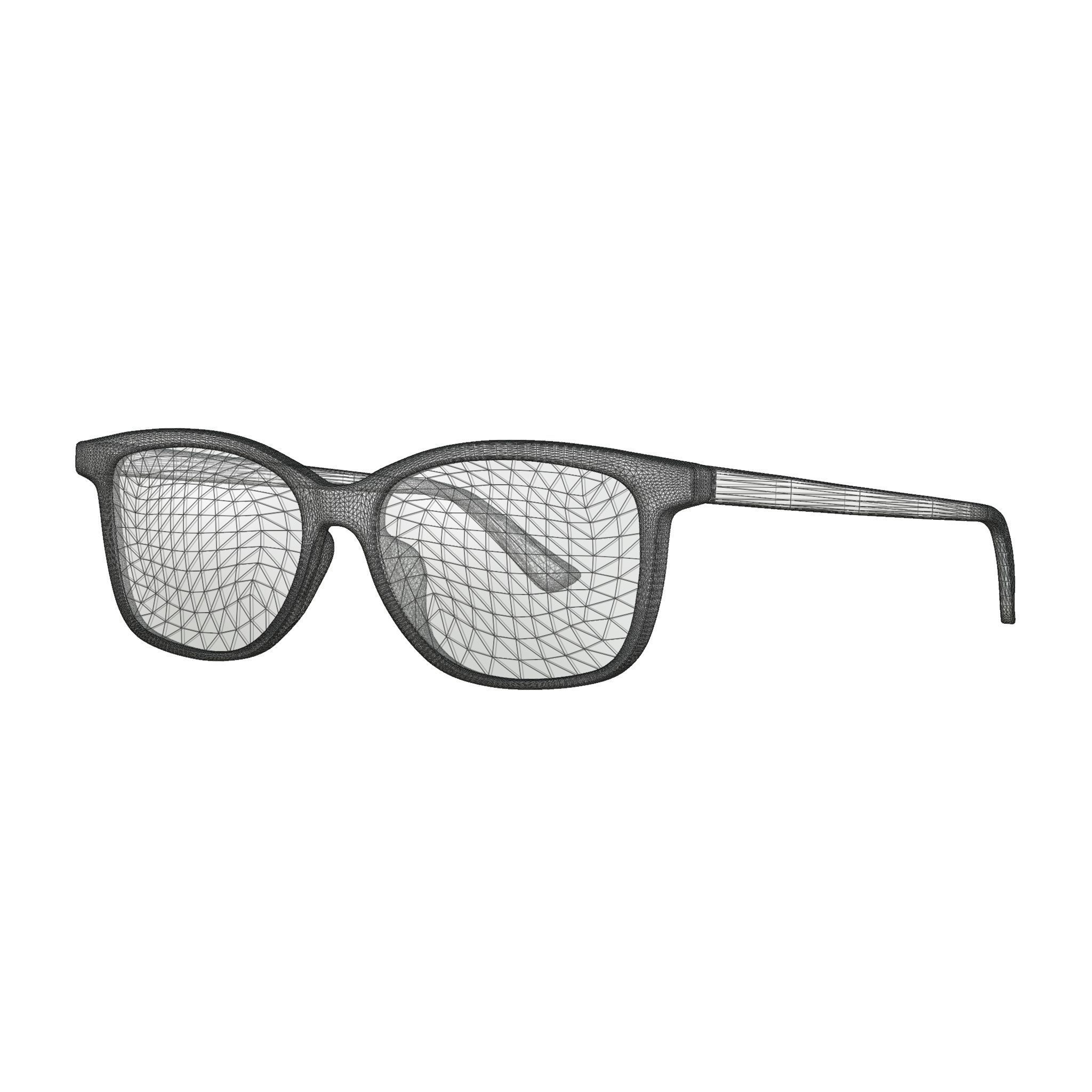Bottega Veneta  BV1028OA Glasses Low-poly 3D model_5