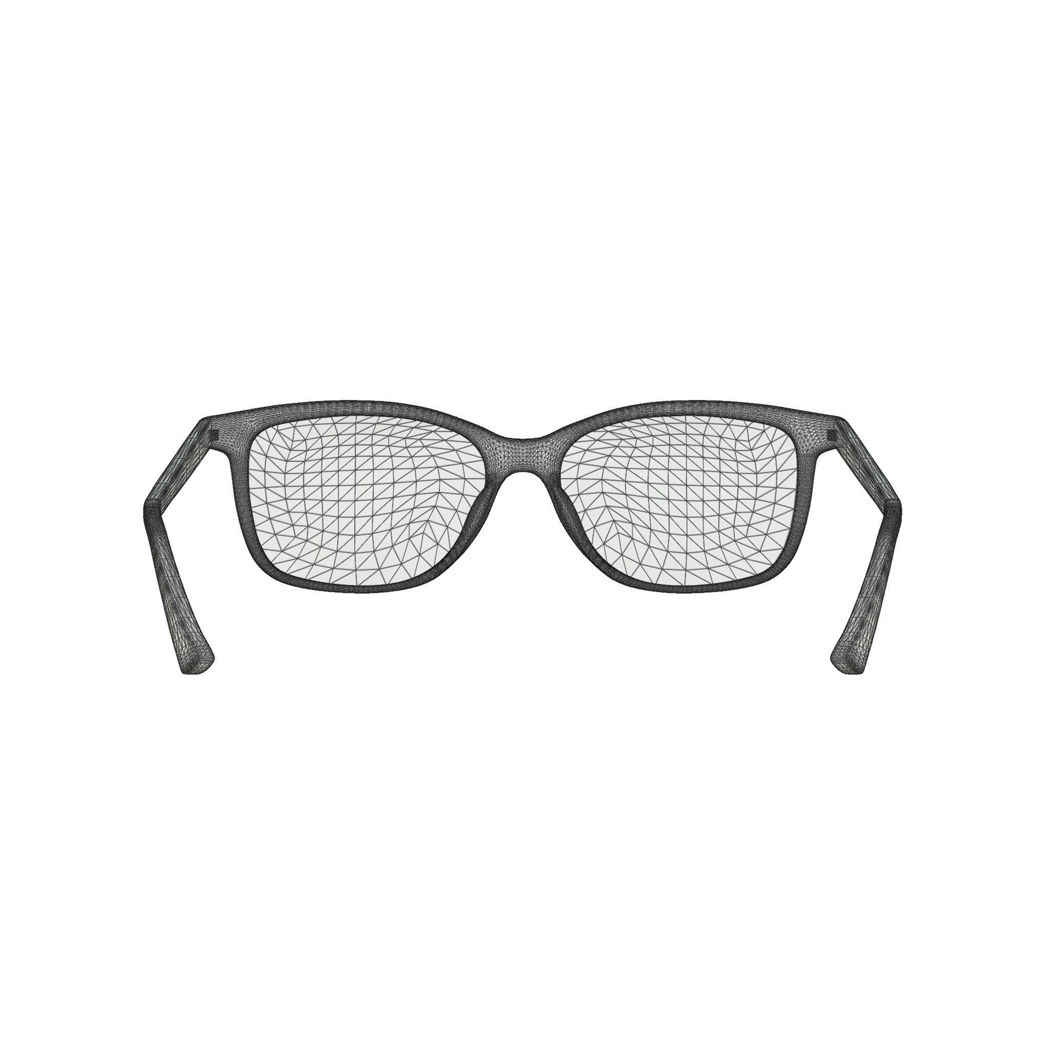 Bottega Veneta  BV1028OA Glasses Low-poly 3D model_6