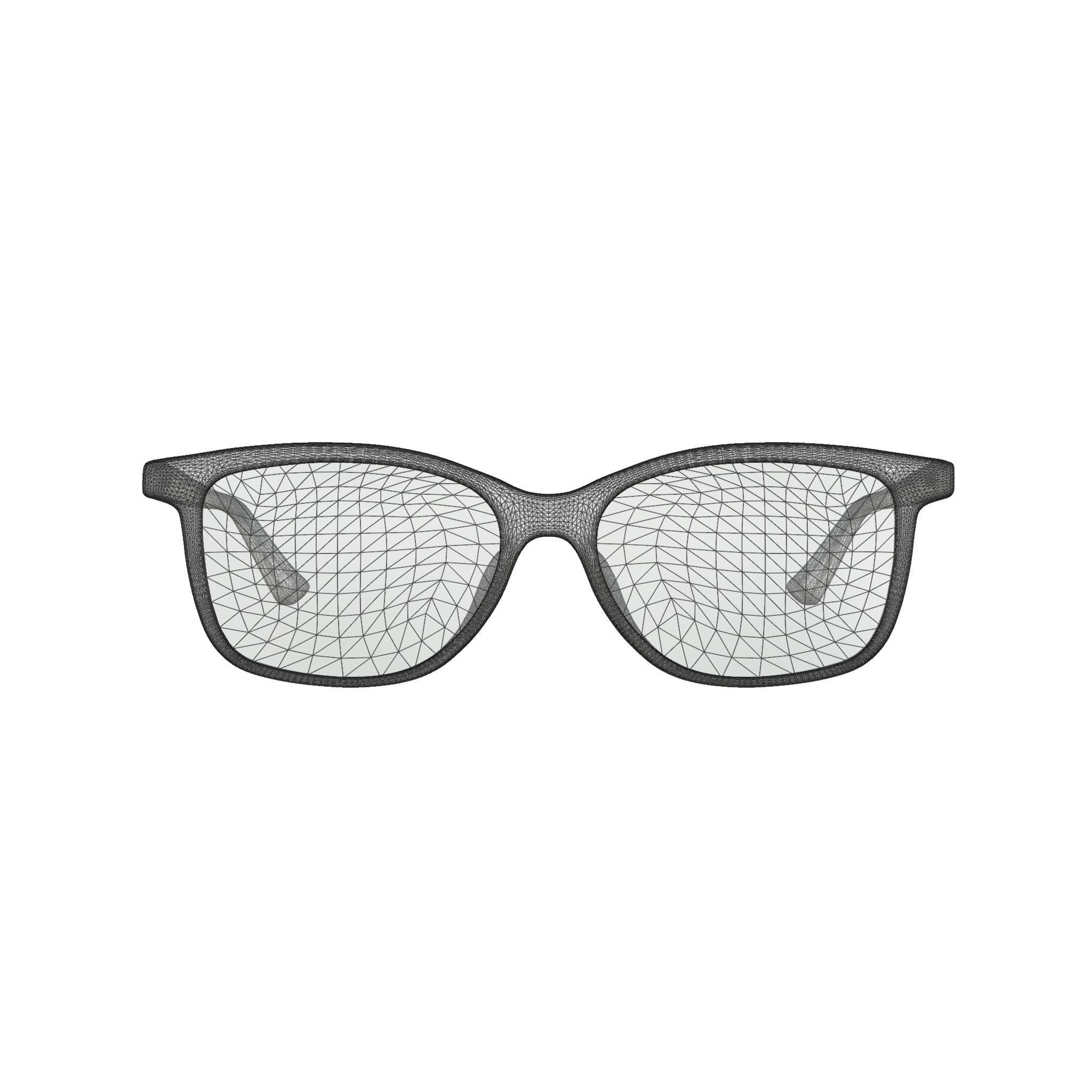 Bottega Veneta  BV1028OA Glasses Low-poly 3D model_7
