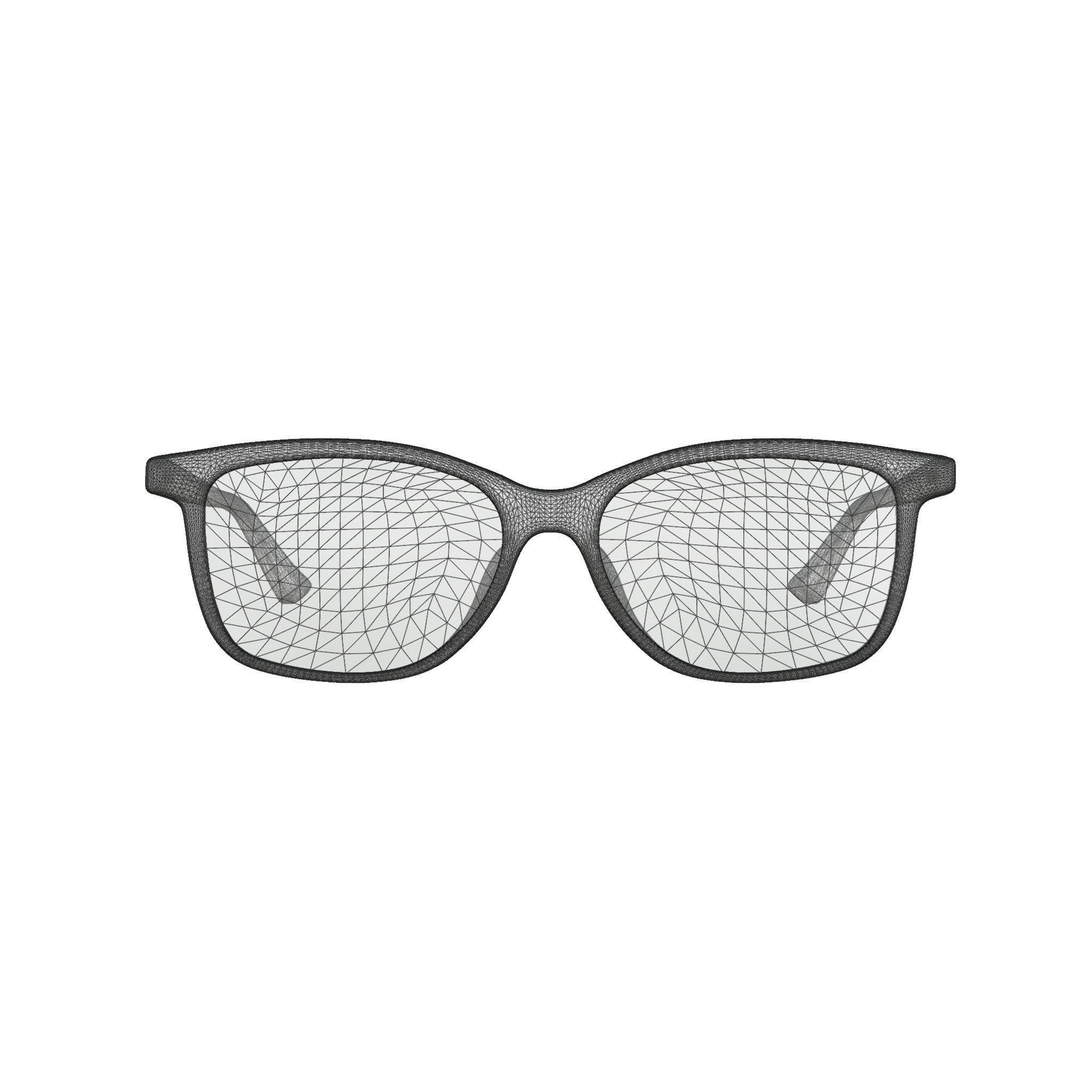 Bottega Veneta - BV1028OA Glasses Low-poly 3D model_7