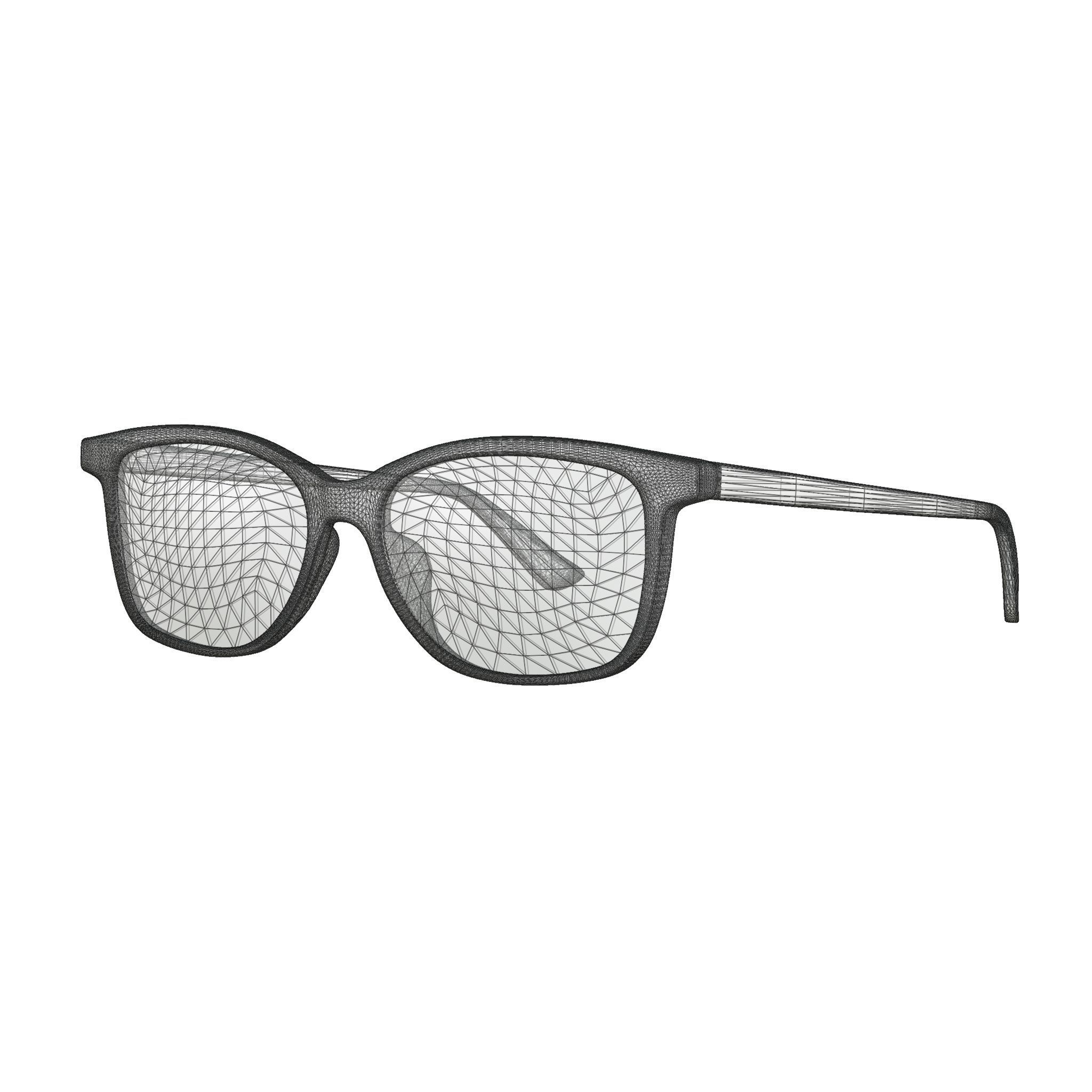 Bottega Veneta - BV1028OA Glasses Low-poly 3D model_5