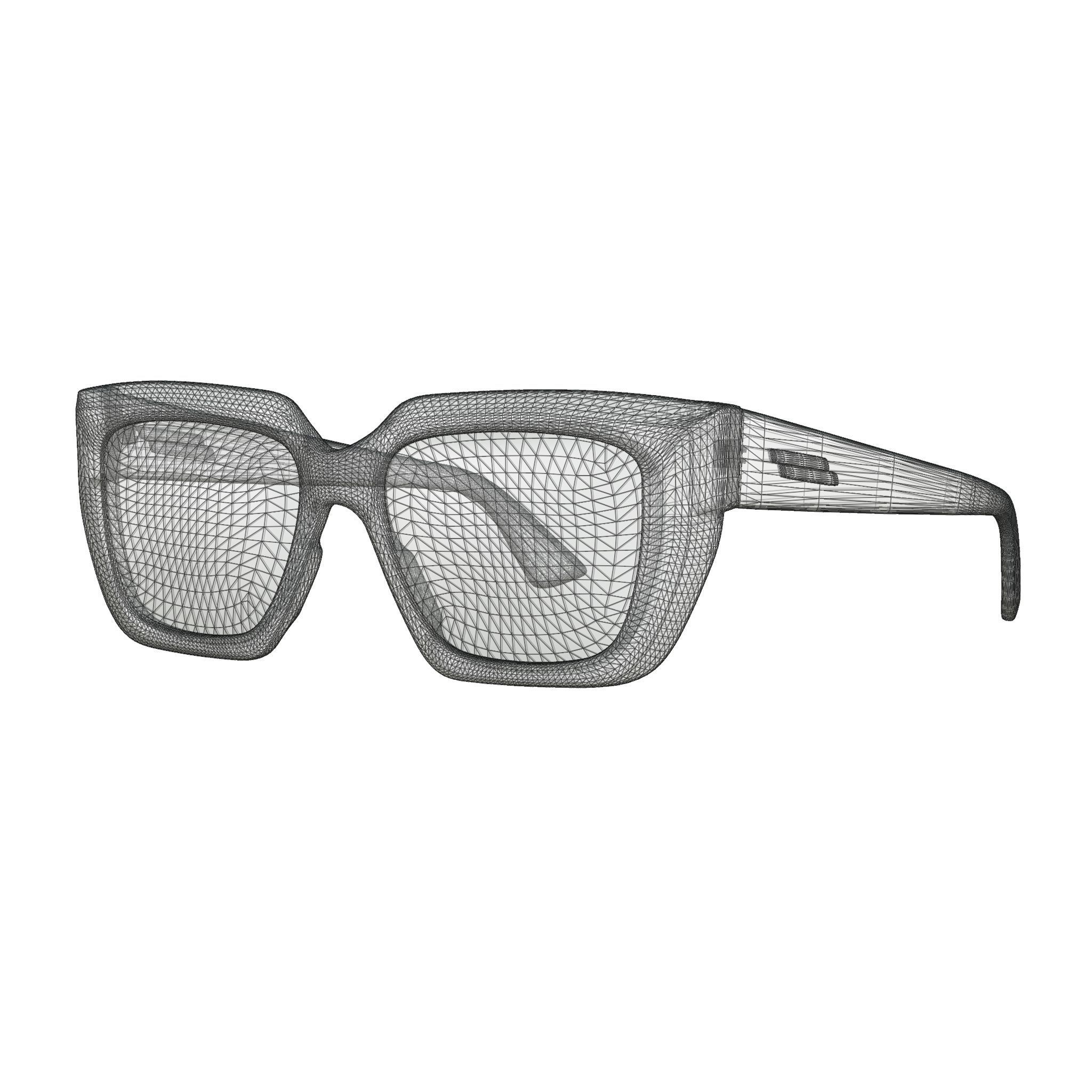 Bottega Veneta BV1032O Glasses Low-poly 3D model_5