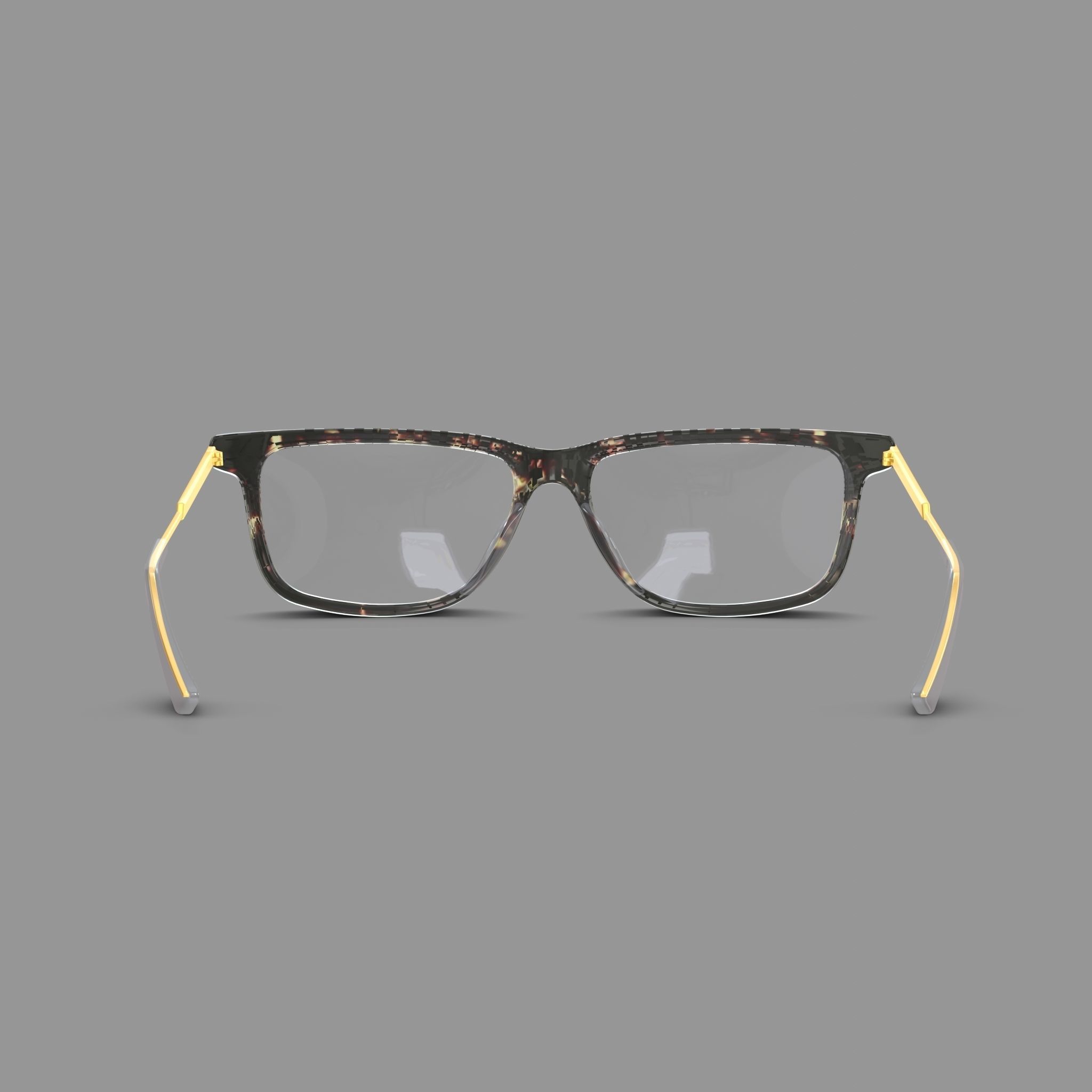 Bottega Veneta BV1040OA Glasses Low-poly 3D model_1