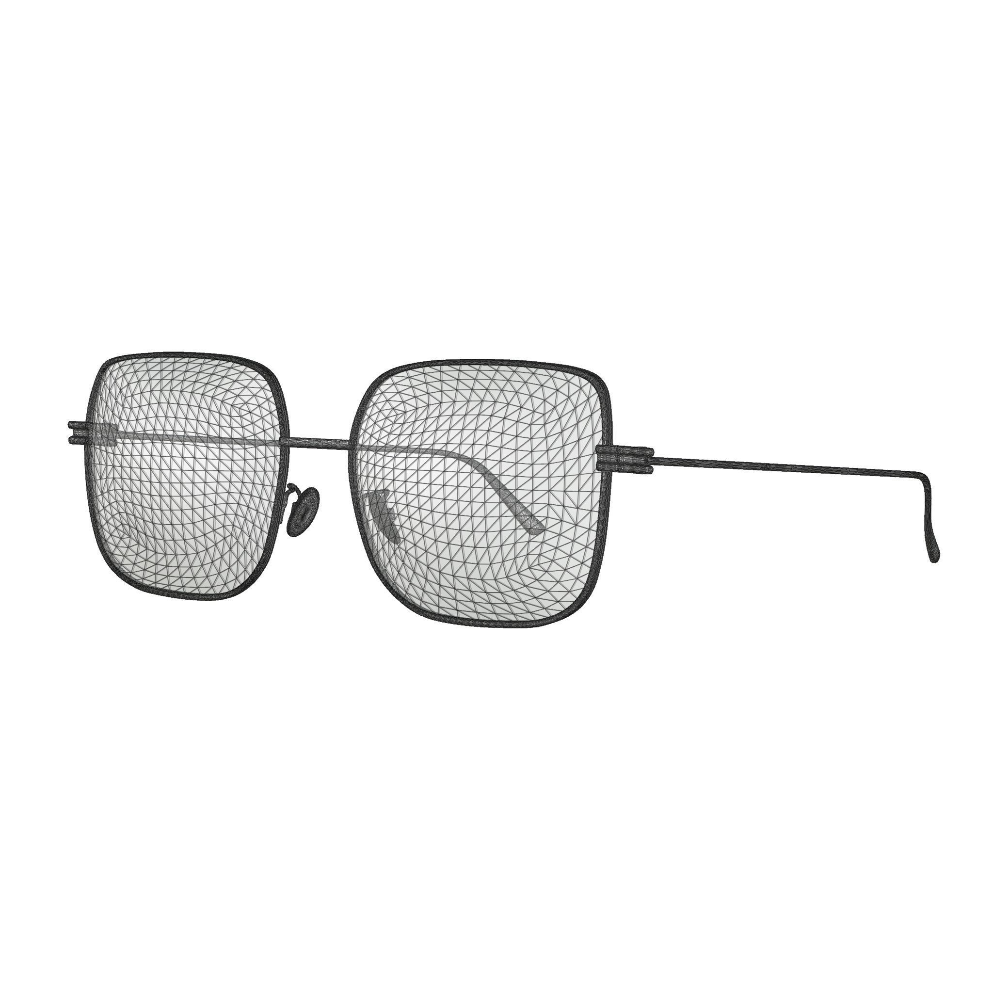 Bottega Veneta BV1049O Glasses Low-poly 3D model_4