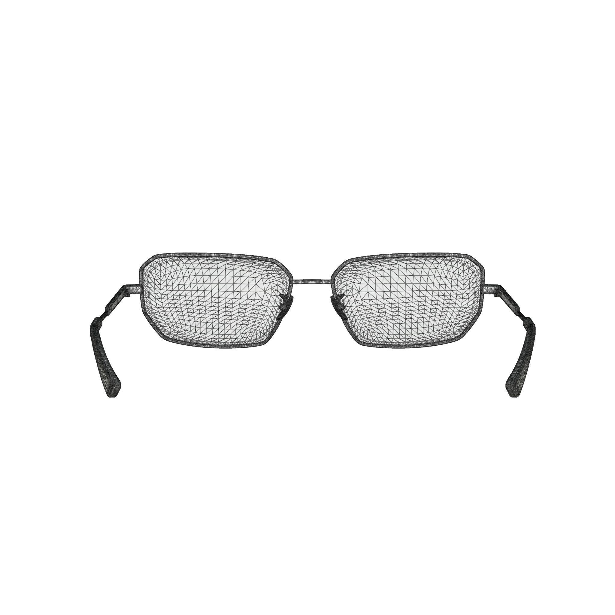 Bottega Veneta BV1073O Glasses Low-poly 3D model_5