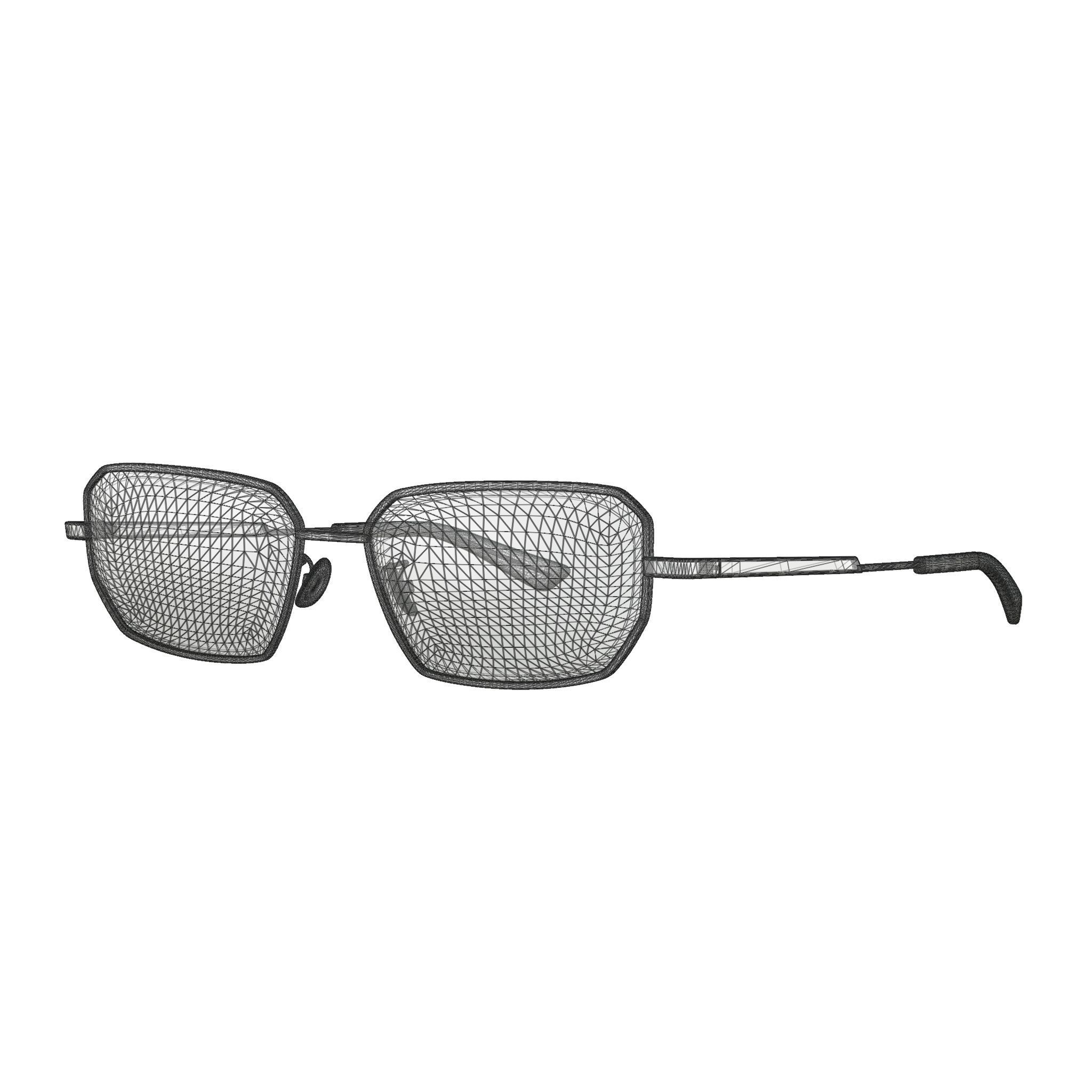 Bottega Veneta BV1073O Glasses Low-poly 3D model_4