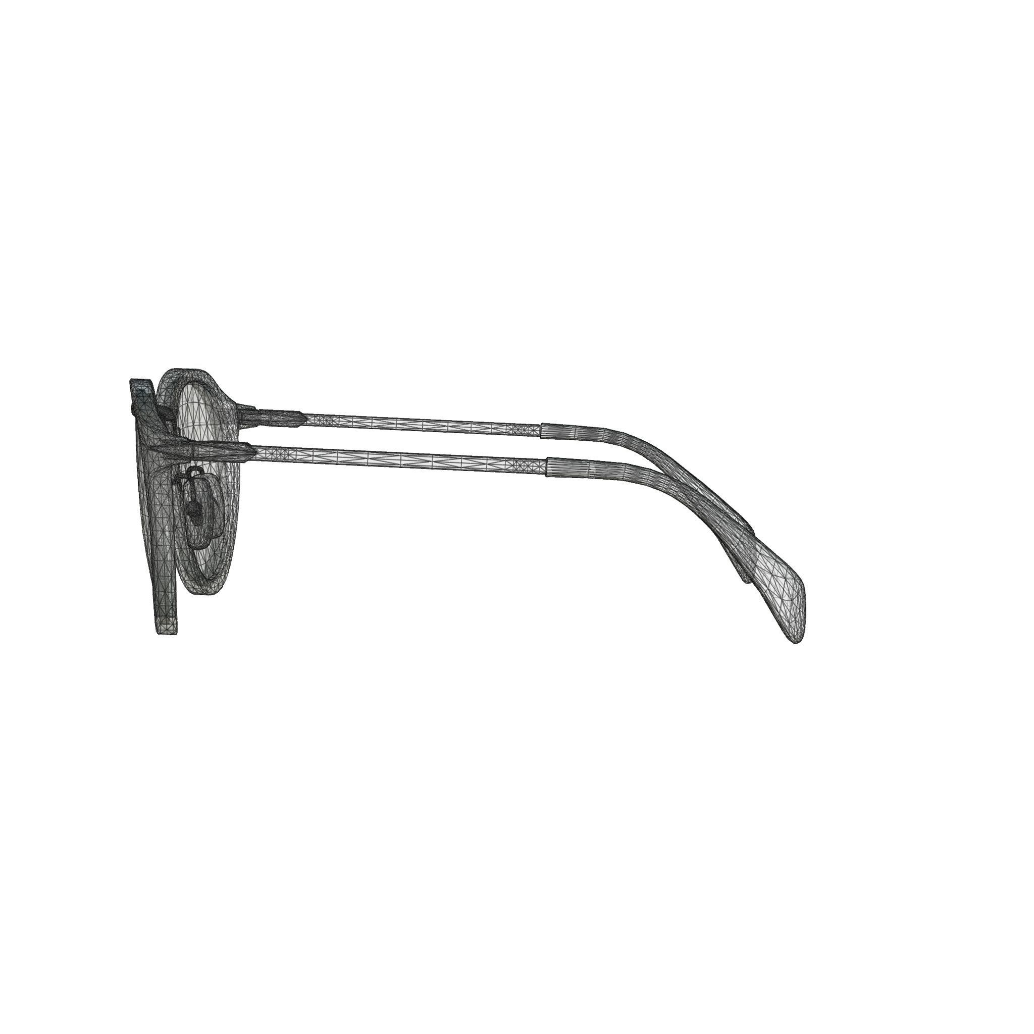 David Beckham - DB1014 Glasses Low-poly 3D model_8