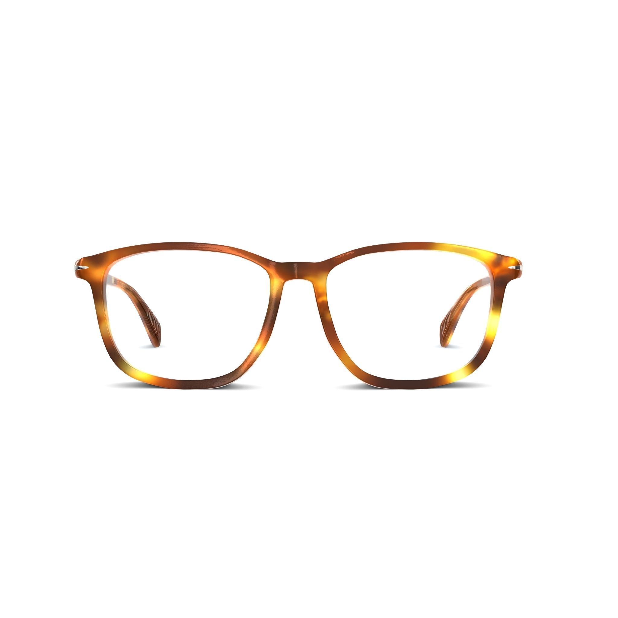David Beckham - DB1017 Glasses Low-poly 3D model_2