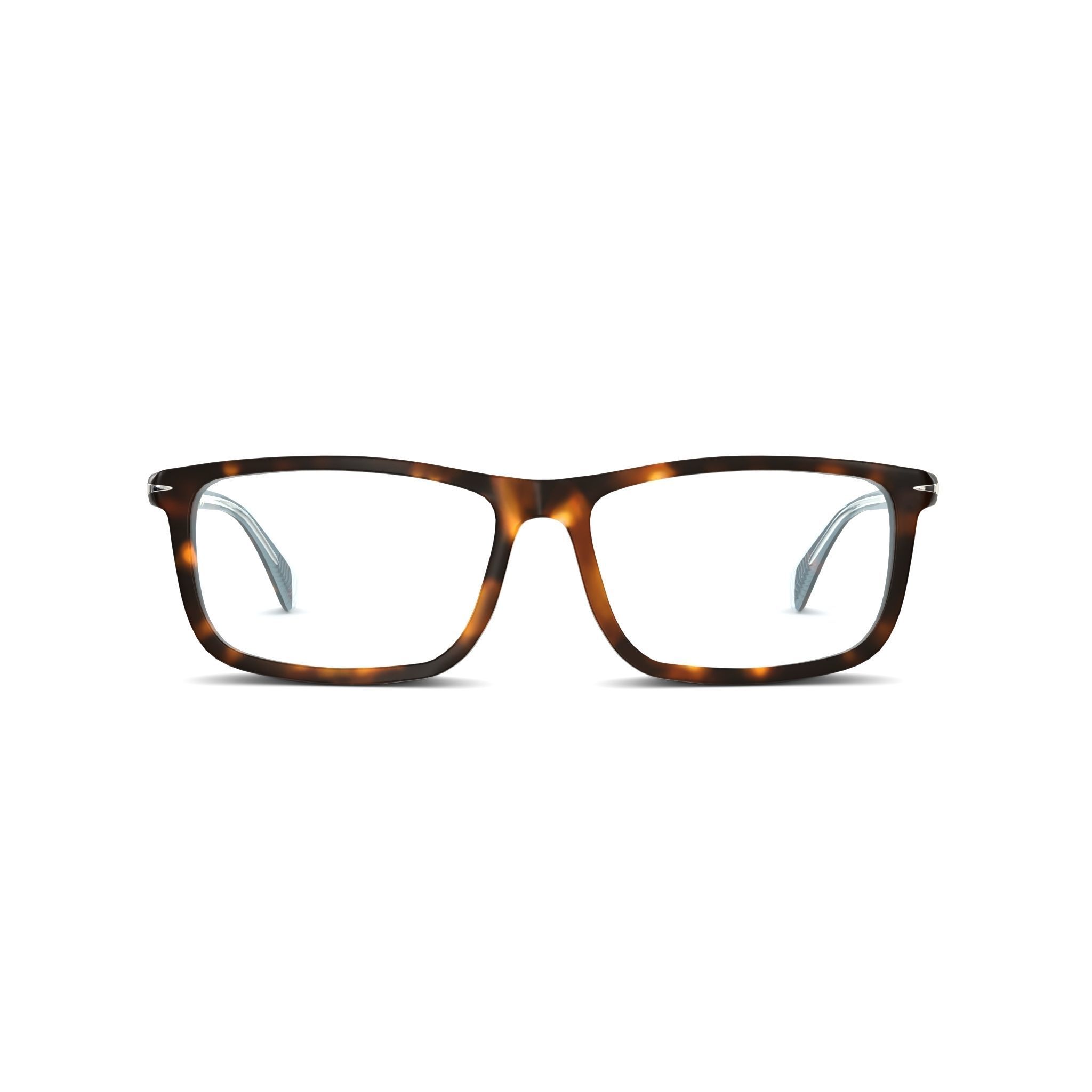 David Beckham - DB1019 Glasses Low-poly 3D model_2