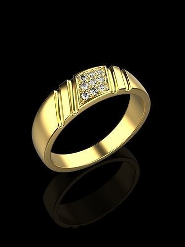 Men Ring Print Model 3D print model
