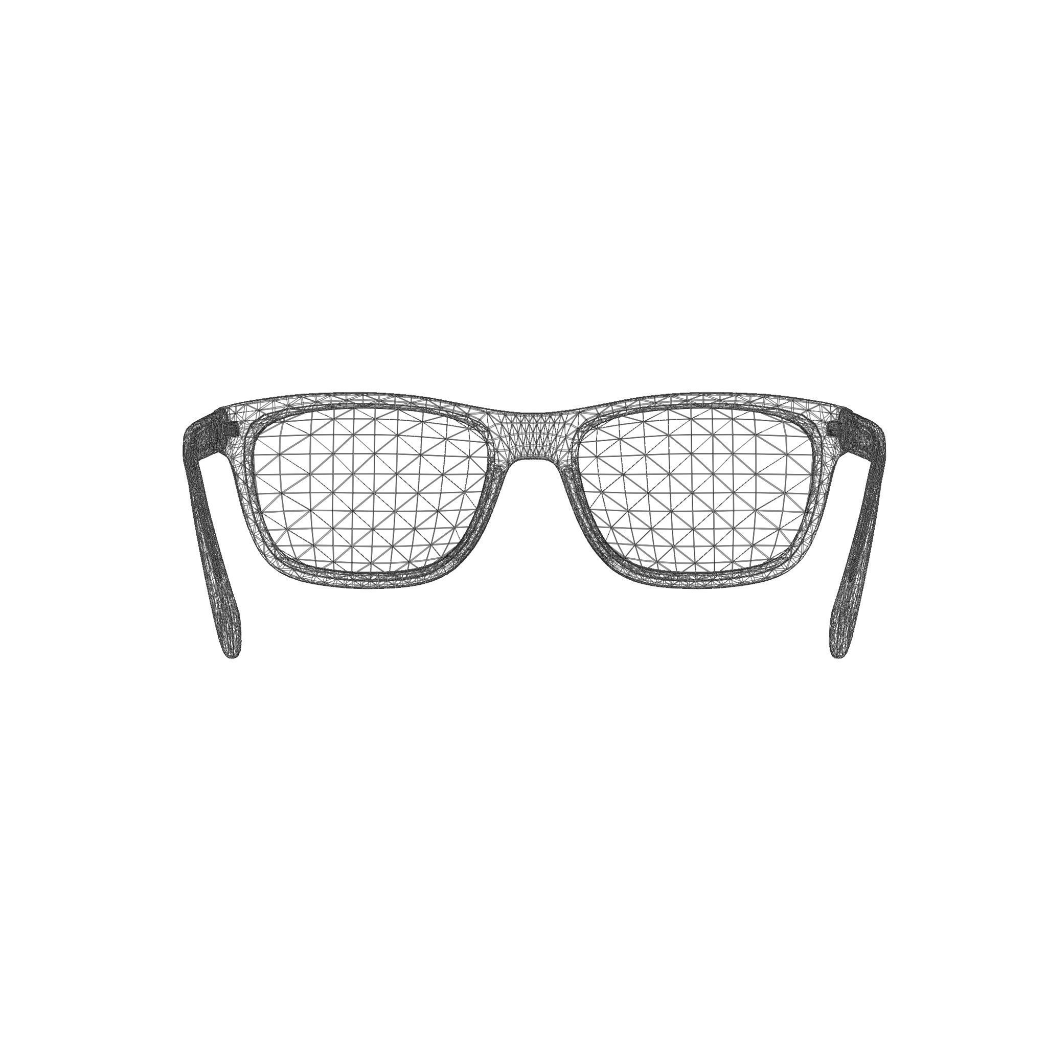 David Beckham - DB7011 Glasses  Low-poly 3D model_5