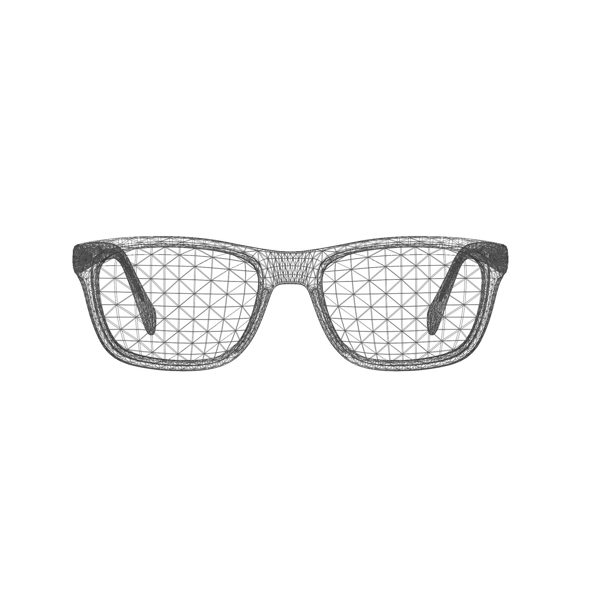 David Beckham - DB7011 Glasses  Low-poly 3D model_6