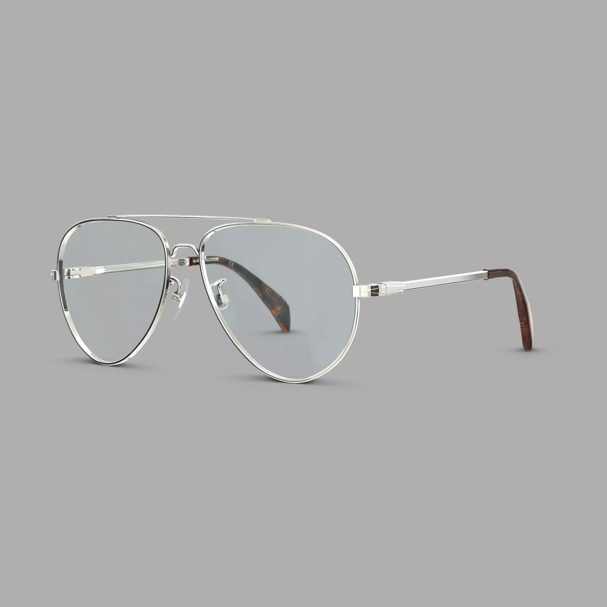 David Beckham - DB7013 Glasses Low-poly 3D model_0