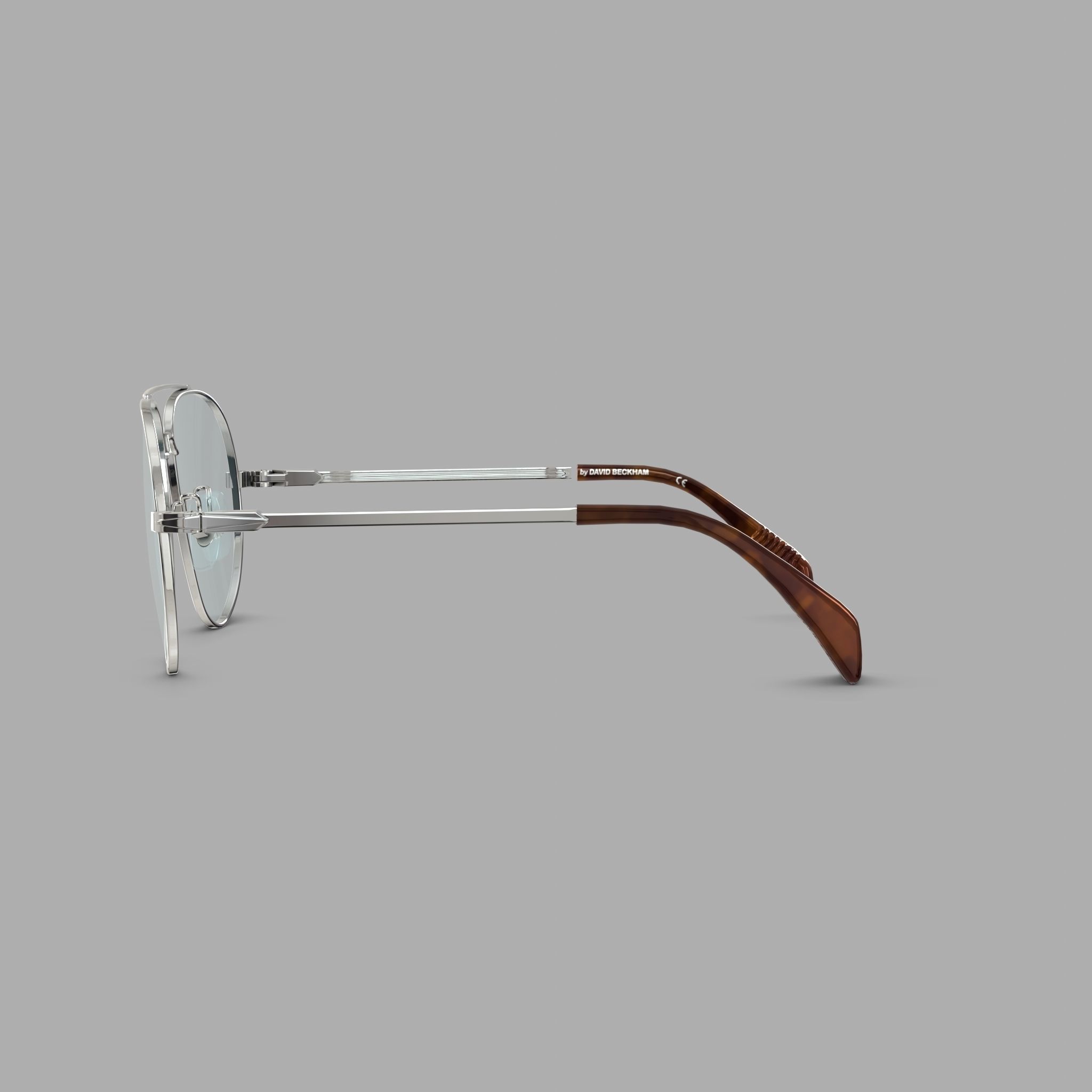 David Beckham - DB7013 Glasses  Low-poly 3D model_3