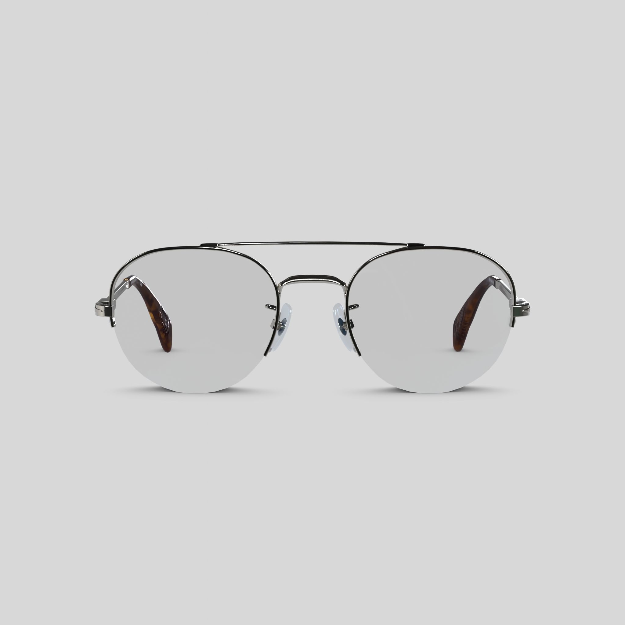 David Beckham - DB7014 Glasses Low-poly 3D model_2