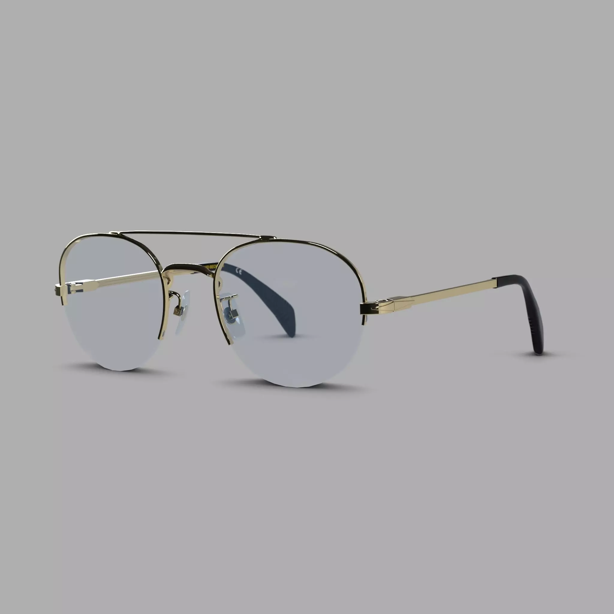 David Beckham - DB7014 Glasses  Low-poly 3D model_0