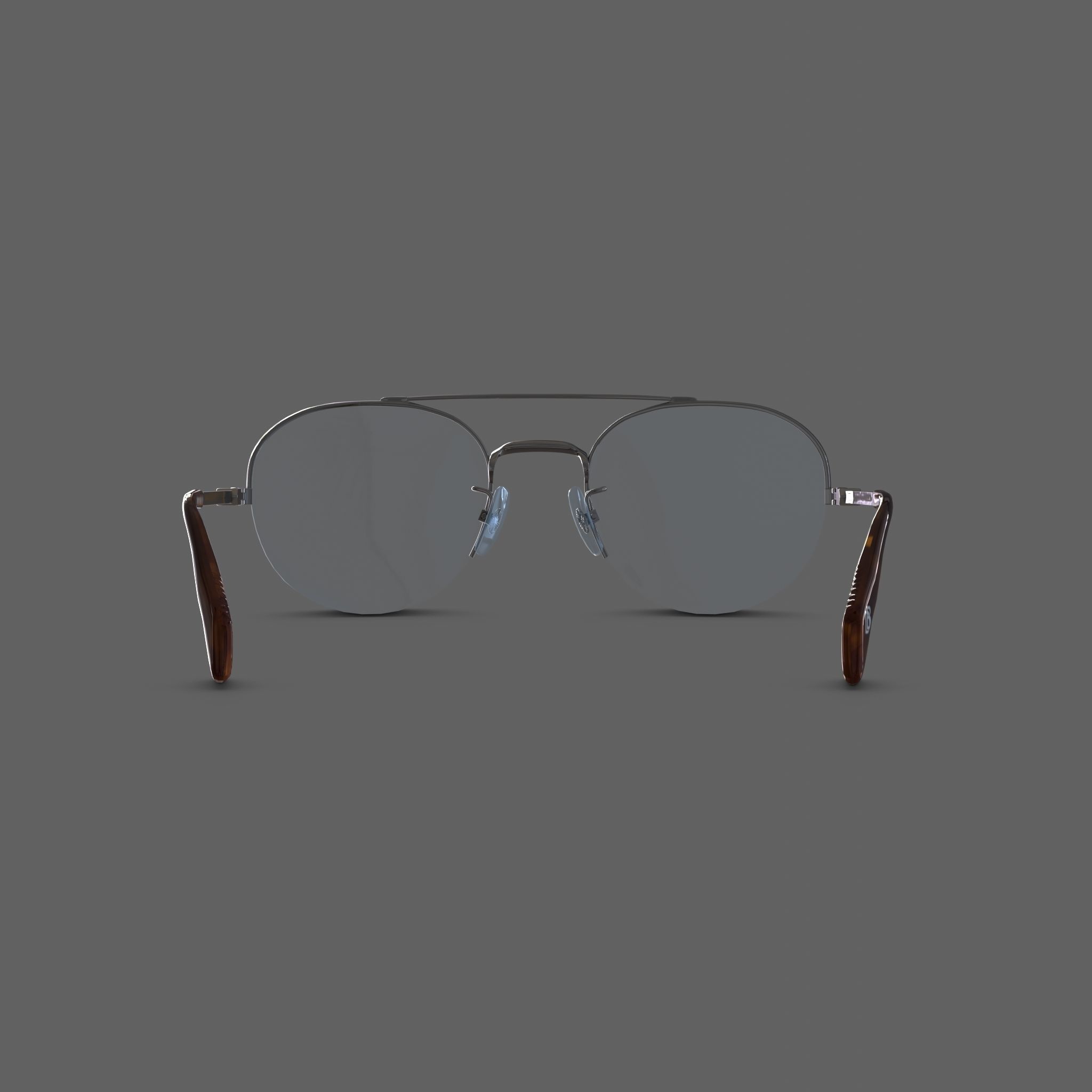 David Beckham - DB7014 Glasses Low-poly 3D model_1