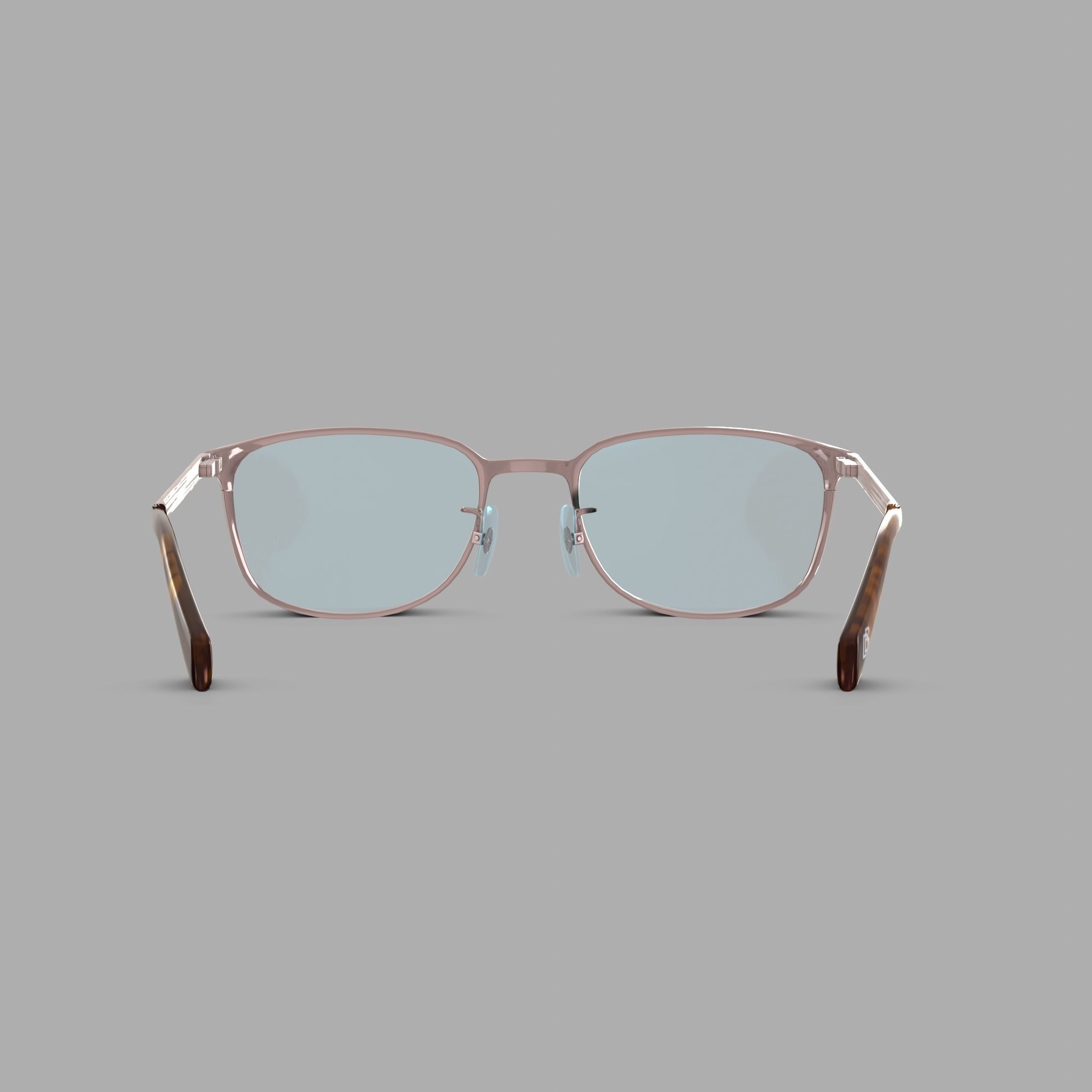 David Beckham - DB7016 Glasses  Low-poly 3D model_1