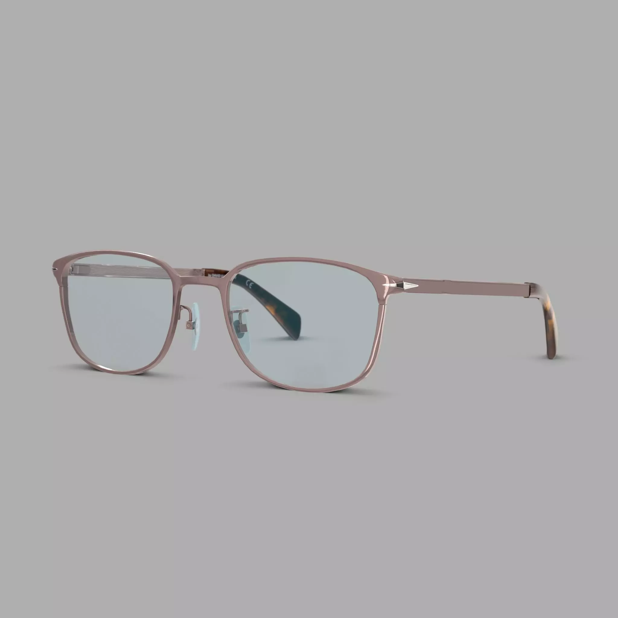 David Beckham - DB7016 Glasses  Low-poly 3D model_0