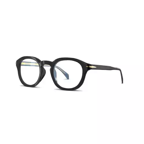 David Beckham - DB7017 Glasses  Low-poly 3D model