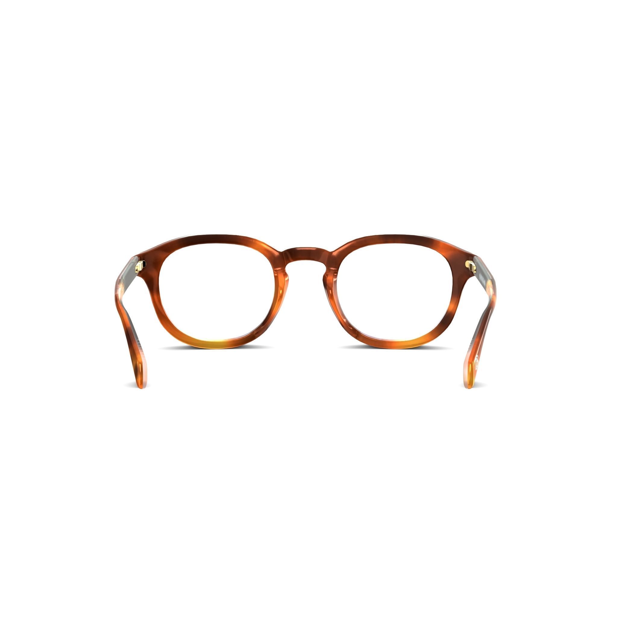 David Beckham - DB7017 Glasses Low-poly 3D model_1