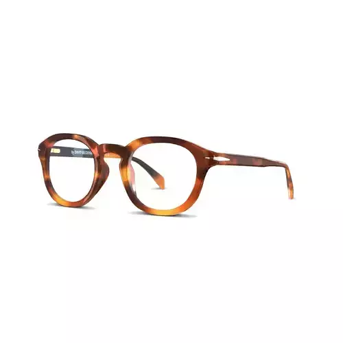 David Beckham - DB7017 Glasses  Low-poly 3D model