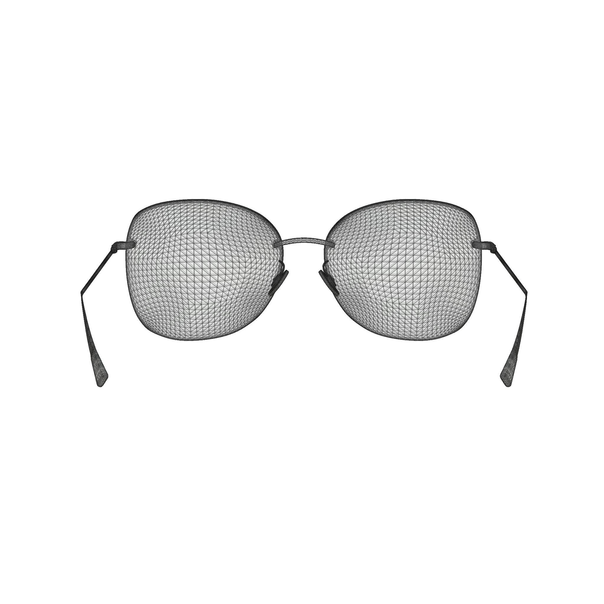 Dior - DIORSTELLAIRE7F Sunglasses Low-poly 3D model_6