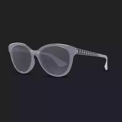 Dior - DIORAMA7 Sunglasses  Low-poly 3D model