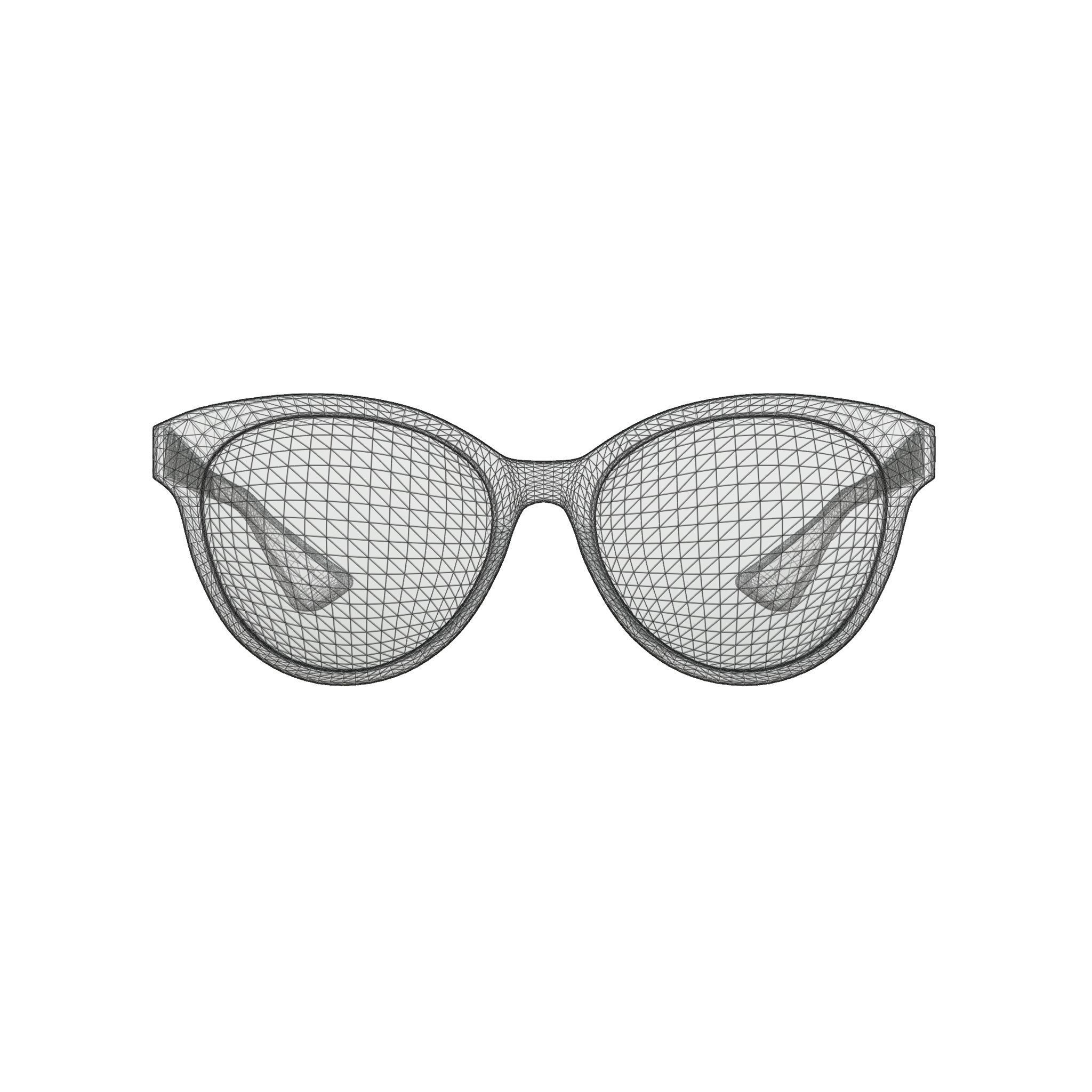 Dior - DIORAMA7 Sunglasses  Low-poly 3D model_6