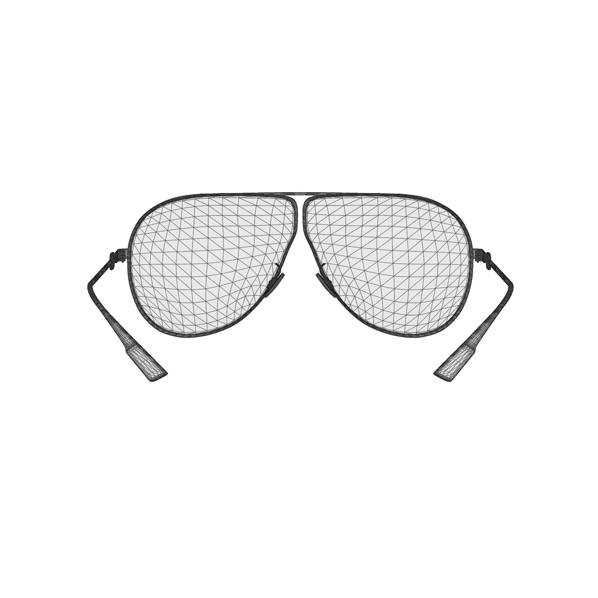 Dior - DIORCAMP Sunglasses  Low-poly 3D model_6