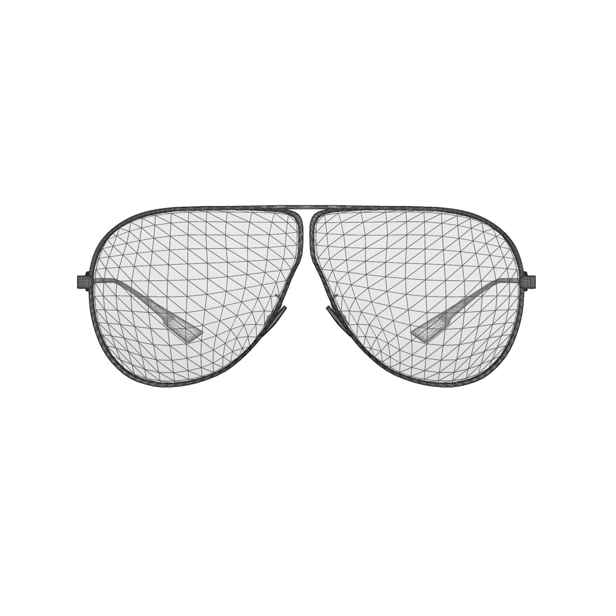 Dior - DIORCAMP Sunglasses  Low-poly 3D model_7