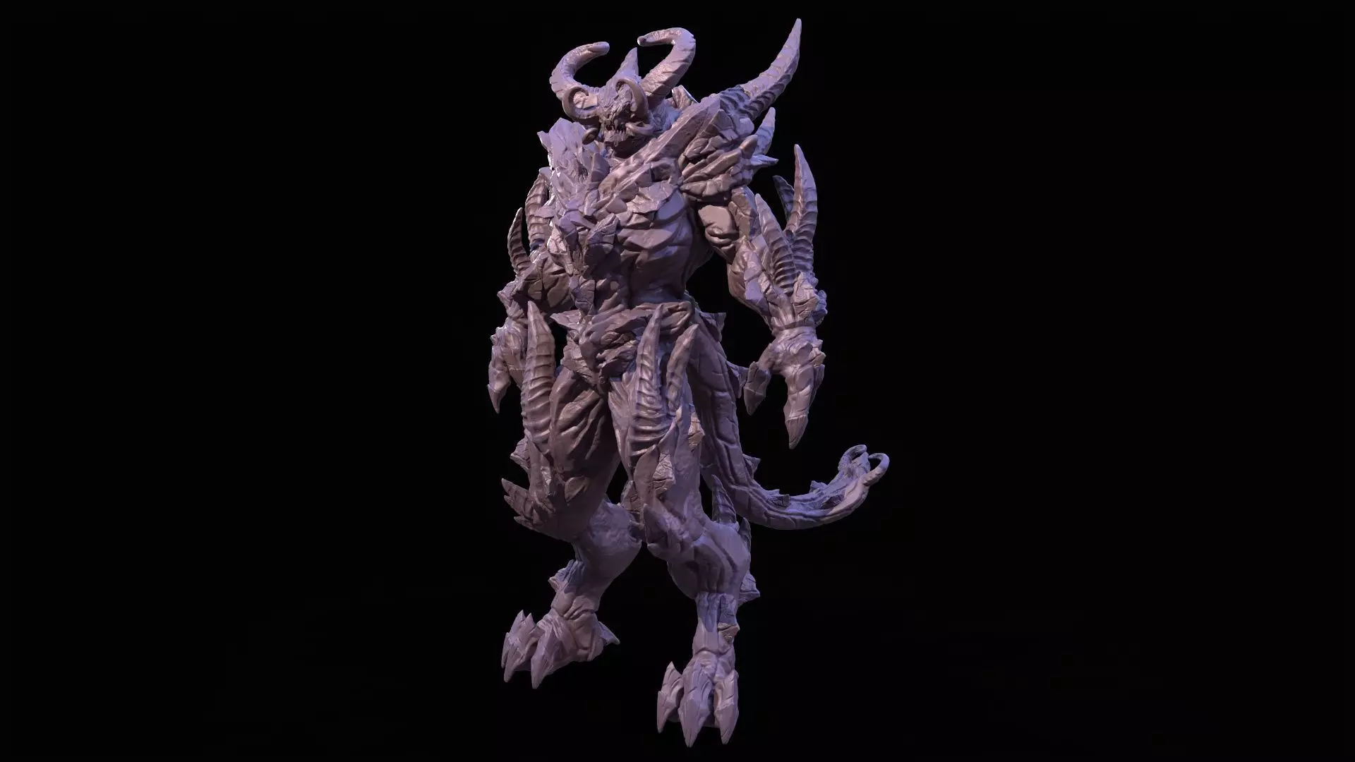 Devil demon 3D model_0