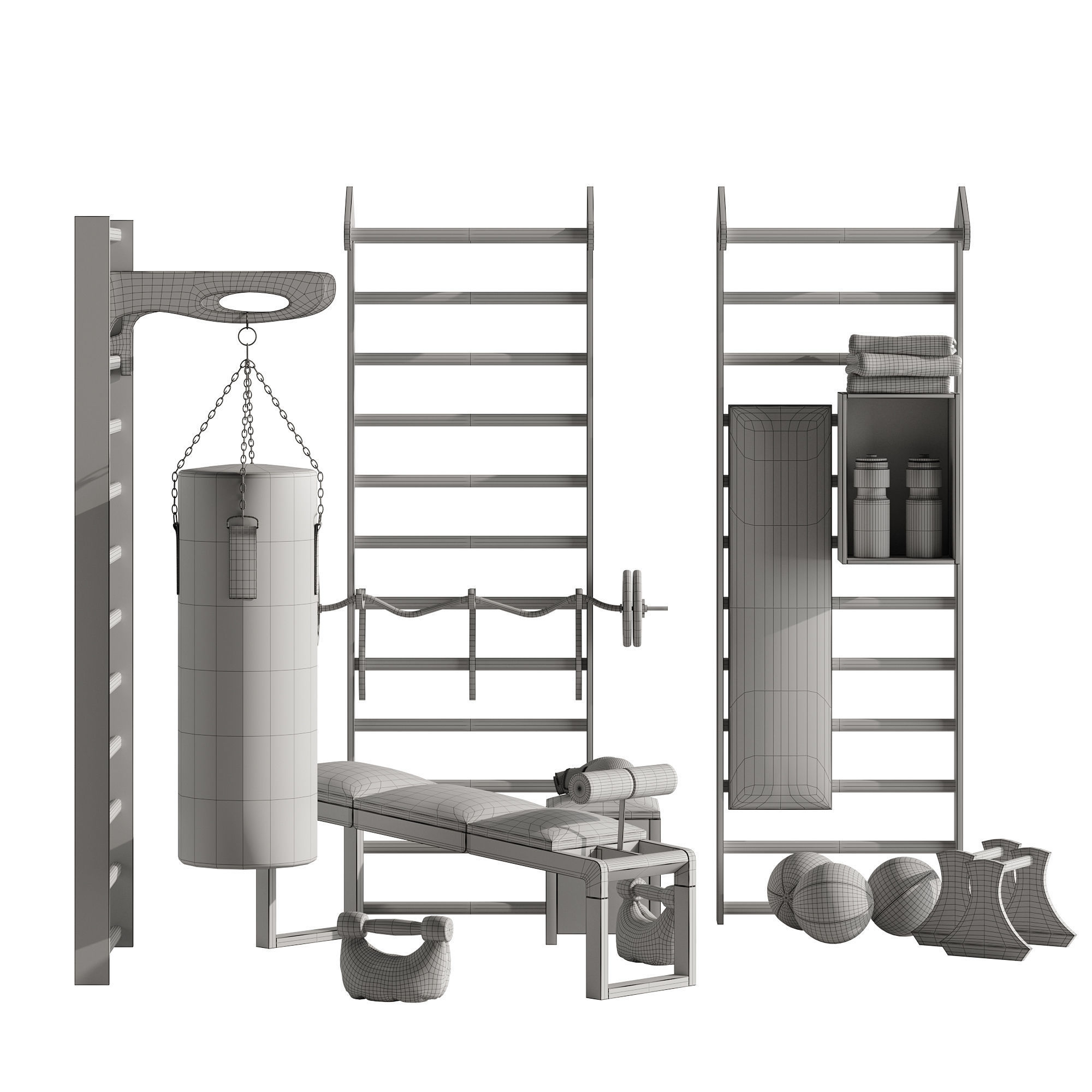 Box stand 3D model_5