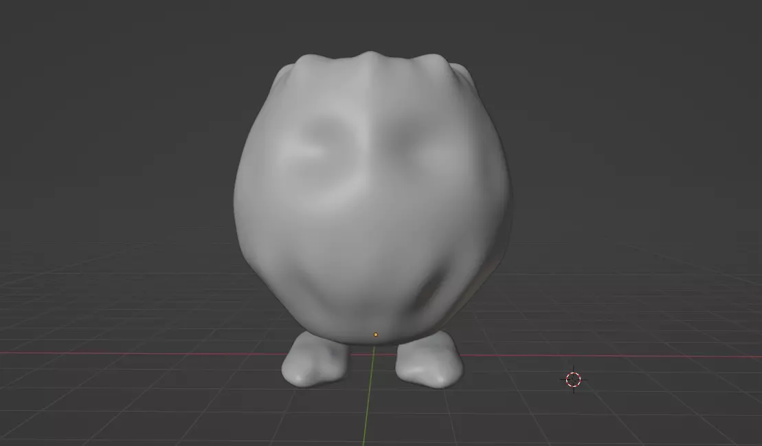 Little something monster 3D model_0