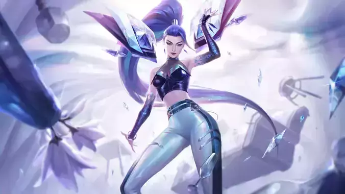 League of Legends - KDA ALL OUT KaiSa RIGGED 3D model