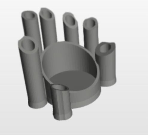 Makeup Brush Stand 3D print model_2