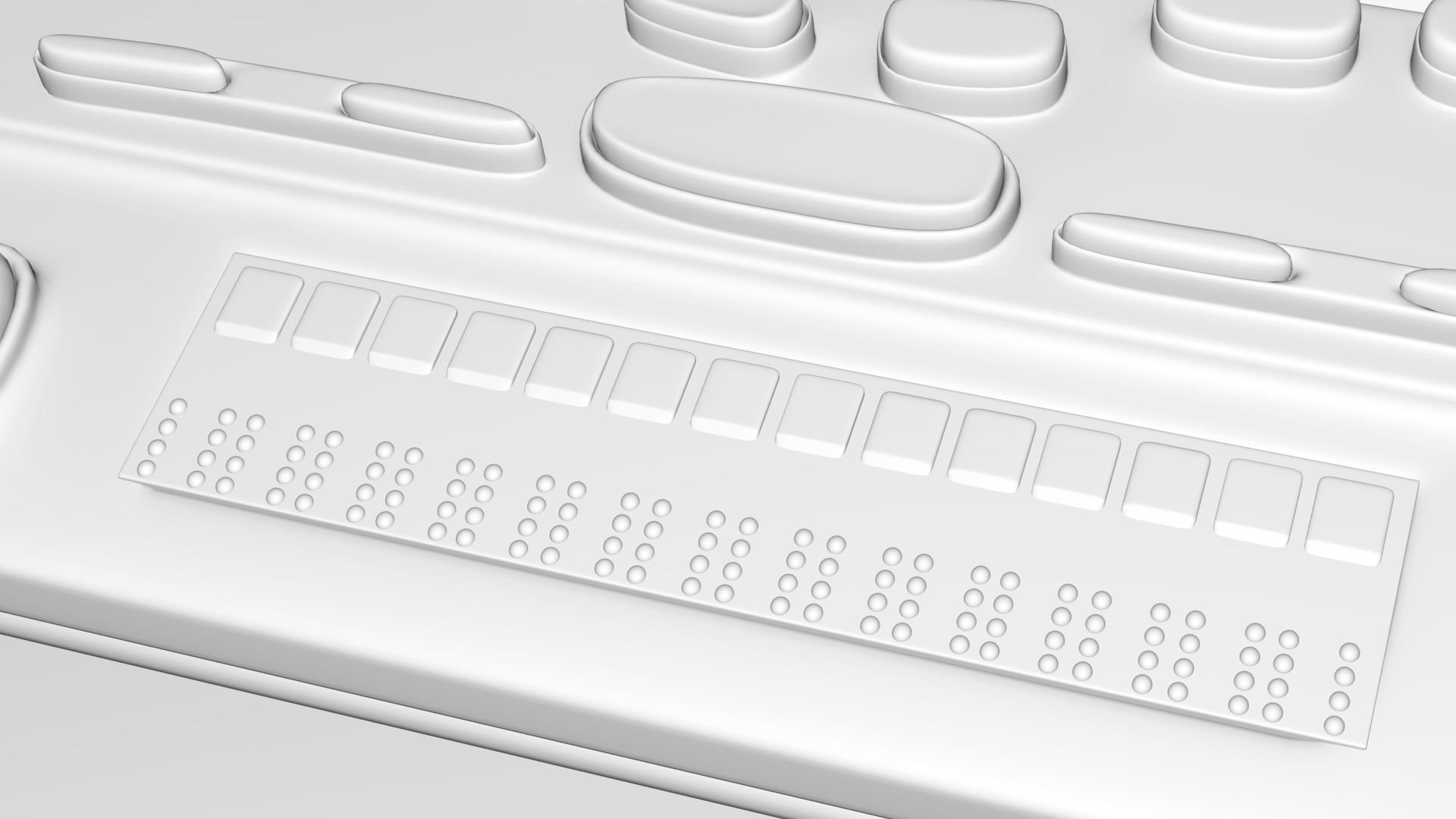 braille musical instrument Low-poly 3D model_2