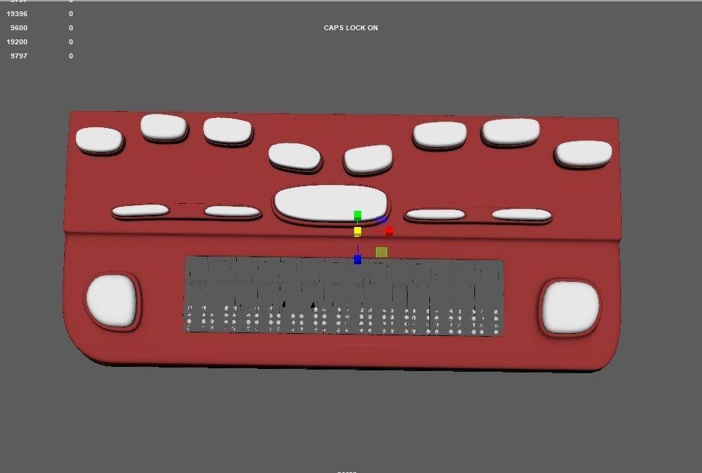 braille musical instrument Low-poly 3D model_4