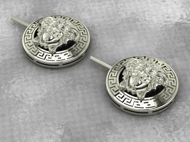 Fashion Earring 3D print model_3