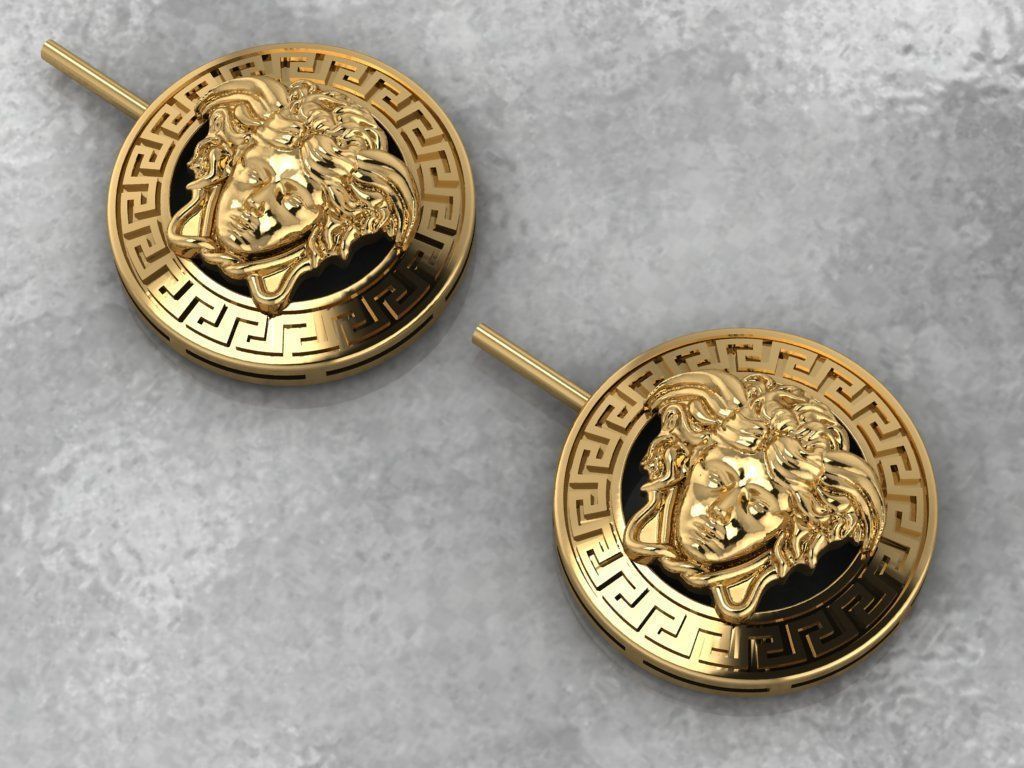 Fashion Earring 3D print model_1