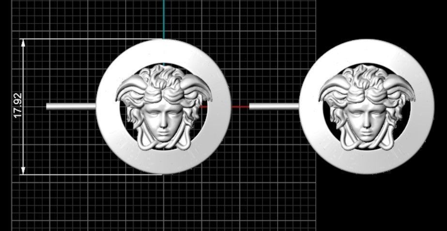 Fashion Earring 3D print model_8