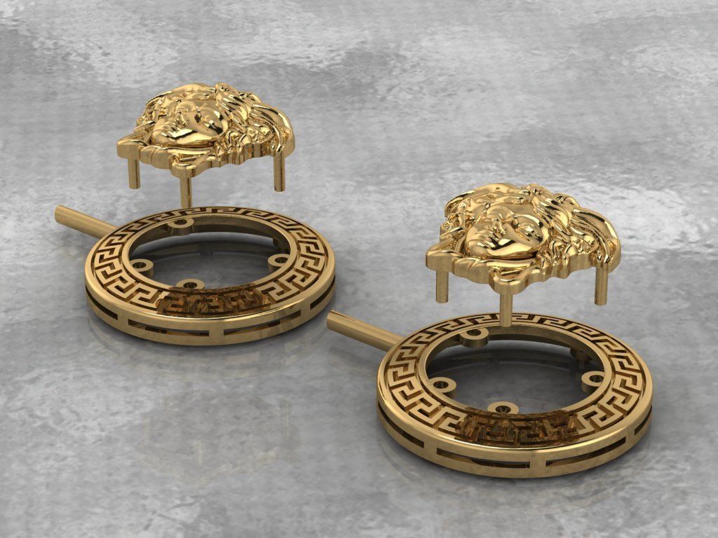 Fashion Earring 3D print model_7