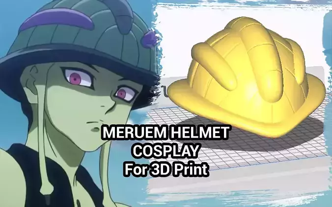 Meruem Helmet Cosplay 3D print model