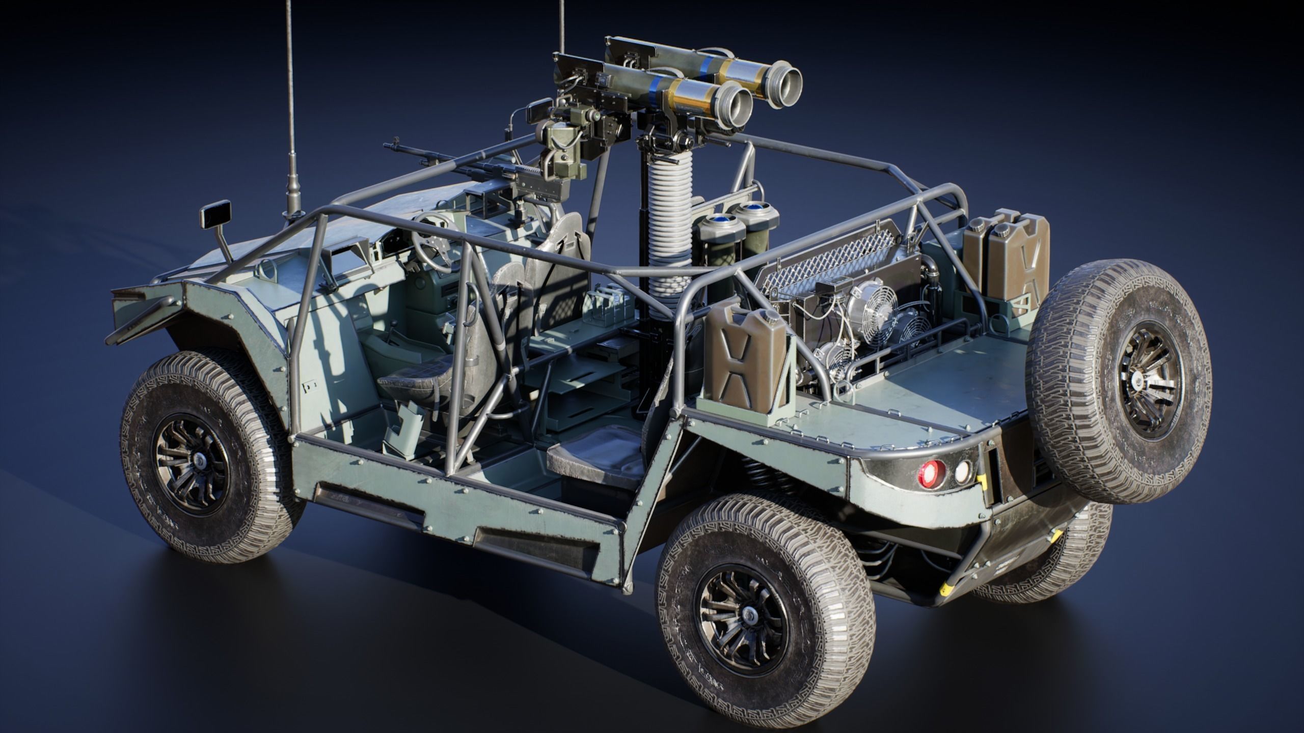 LSV MK II v101 Undrivile Low-poly 3D model_7